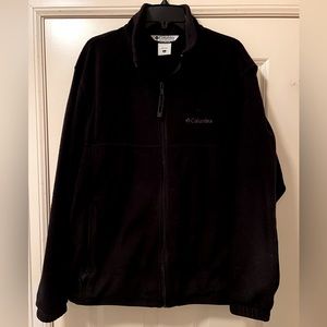 Columbia fleece, black, size Large